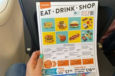 easyjet drinks on board.